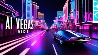 Cruisin' down the Strip: A Stunning AI Music Video Journey!