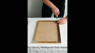 How to assemble an aluminum alloy picture frame?铝合金相框组装