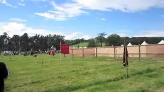 Joust at Harewood House Medieval Weekend 2012