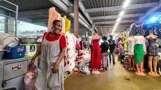 HAPPY INDOOR BIGGEST AFRICA MARKET KUMASI GHANA