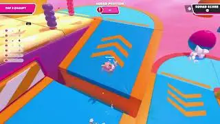 Fall Guys. &bull; Duo's Show win solo. &bull; Random player left. &bull; Slime Climb Round 4. &bull; Non final W. &bull; 🚻🎉👑