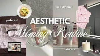 Моя девичья утренняя рутина 🎀🪽медленный и эстетичный мини-влог
