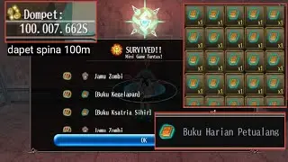 cari spina 1 hari 100m dan farming buku, dapat buku harian petualang, event haloween toram online