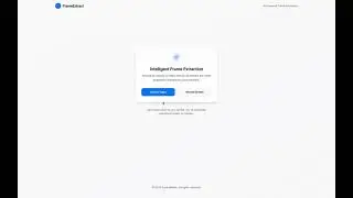 Built a web app to extract key frames from videos