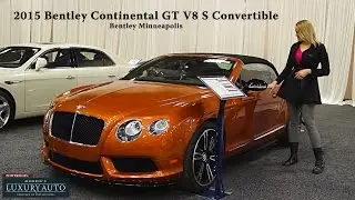 2015 Bentley Continental GT V8 S Convertible | Twin Cities Auto Show