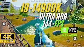 PUBG MOBILE ULTRA HDR Gameplay | 144+ FPS on i9-14900K + RTX 4090 | 4K Graphics 🔥