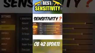 Best Sensitivity Settings After OB42 Update 😱 #sensitivity #ob42update