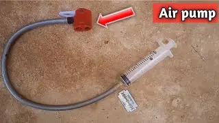Make a Mini Air Pump at Home | DIY Science Experiment with Syringe