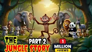 Janwaron Ki Dosti 🐼🦁 | Jungle Story for Kids | Chota Jungle Vlog |part 2|