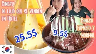 [Bingsu] Probando Postre de verano coreano De lujo VS Popular