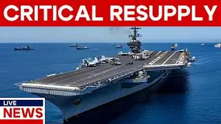 USS Theodore Roosevelt Ran Out of Fuel in the Red Sea - UNREP in a Storm Saved the Mission