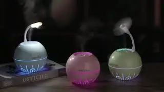 Multifunctional Humidifier Light Bulb Humidifier Light Speed Ball Humidifier Office Humidifier