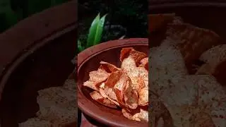 බයිට් එකටත් හොඳයි 😋 | Manioc Chips Easy Recipe | Crispy Cassava Chips | Village Cooking Guide