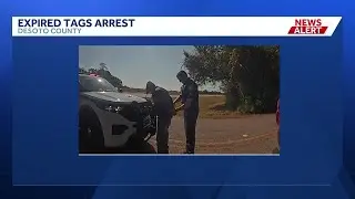 2 arrested in DeSoto County after traffic stop for expired tags