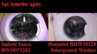 Indesit Innex BWSD71252 vs Hotpoint BHWM129 Rapid 30 & Fast Wash cycles wash race