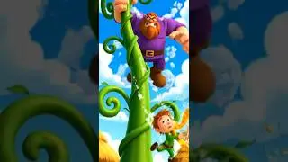 Jack and the giant with magic beans | #magicbeans #folktales #shorts #youtubeshorts #cartoon