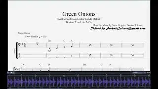 Green Onions Grade Debut (backing track) - Rockschool Bass Guitar - Booker T and the MGs