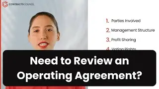 How to Review a Operating Agreement [Important Terms to Understand]