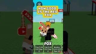 How Good Is The Red Fox #roblox #growagarden #viral