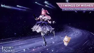 Infinity Nikki - Wings of Wishes 5-star, All Evolution Animations