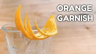 Orange Garnish - Impressive and simple