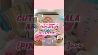 Aesthetic 💕🥰 mandala Art 🎭/Pinterest ideas 💡#ytshorts #diy#shortvideo#art#newsong#myvideo#aesthetic
