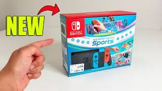 Nintendo Switch Console Bundle with Nintendo Switch Sports & Leg Strap | Unboxing and Review