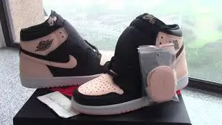Air Jordan 1 High OG Black Crimson Tint Hyper Pink White