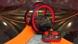 HEXBUG Ring Racer Stunt Park Toy Review On Carpet