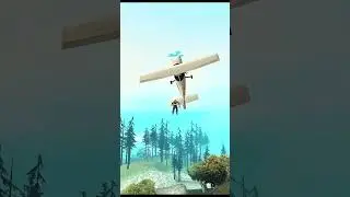 CJ Jumps From a Plane to Land on the Damn Train Mission | GTA San Andreas