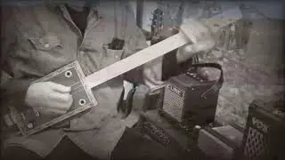 Old School 3 String Cigar Box Guitar Music 