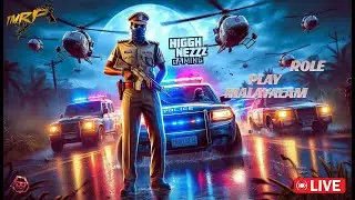 GTA 5 POLICE RP INSANITY ROLEPLAY  #malayalam LIVE STREAM #insanitycity #imrp