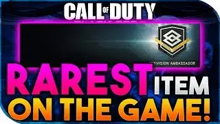 Black Ops 3 | RAREST ITEM ON THE GAME - ACTIVISION AMBASSADOR CALLING CARD (BO3 RAREST ITEM)