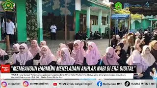MTsN 5 Hulu Sungai Tengah Gelar Peringatan Isra Mi’raj Nabi Muhammad SAW