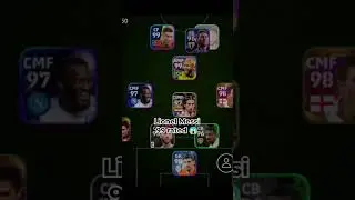 Lionel Messi 99 rated😱|| Gameplay video #shorts #youtubeshorts #playwithpeace