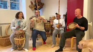 Alabôs do ILÊ de seu peixinho, Mestre Toni, Mestre Ramos e Mestre Steen.