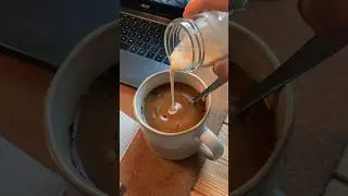 Study drink | back tea with cream🤍