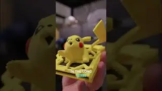 Pikachu 3D Print Quality with Bambu Lab H2C #shorts