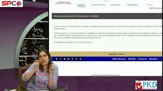 Instructions for CA Inter exams !