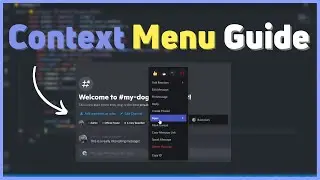 Context Menu Full Guide | discord.js tutorials