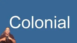 Colonial meaning : 4 meaning of Colonial with example sentences and translation in Hindi Urdu