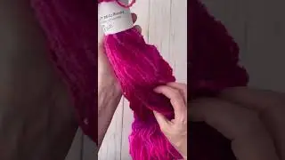 STUNNING YARN! | Hand Dyed Yarn | Boucle Yarn #shorts #crojocorner