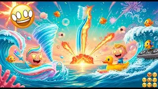 Brush & Ocean Fun 🪥🌊 | Original Kids Rhymes | Learning Songs for Toddlers