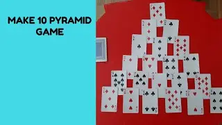 Make 10 pyramid card game