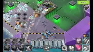 beating mega crab stage 6 in 53 seconds(boom beach game play)