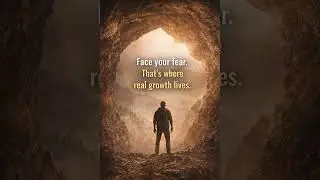 Face your fear.That&rsquo;s where growth begins.