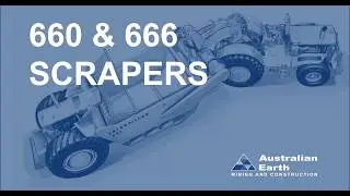 660 & 666 Wheel Tractor Scrapers