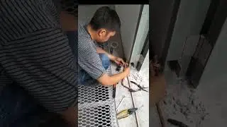 GROUND CLAMP INSTALLATION for Louvered steel door 🚪