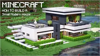 Minecraft 1.21 | How to Build an Amazing Small Modern House 🍂 | Tutorial