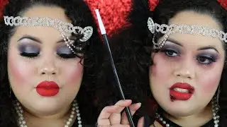 1920's Flapper Vampire | Makeup Revolution X Nightmare Before Christmas Collection